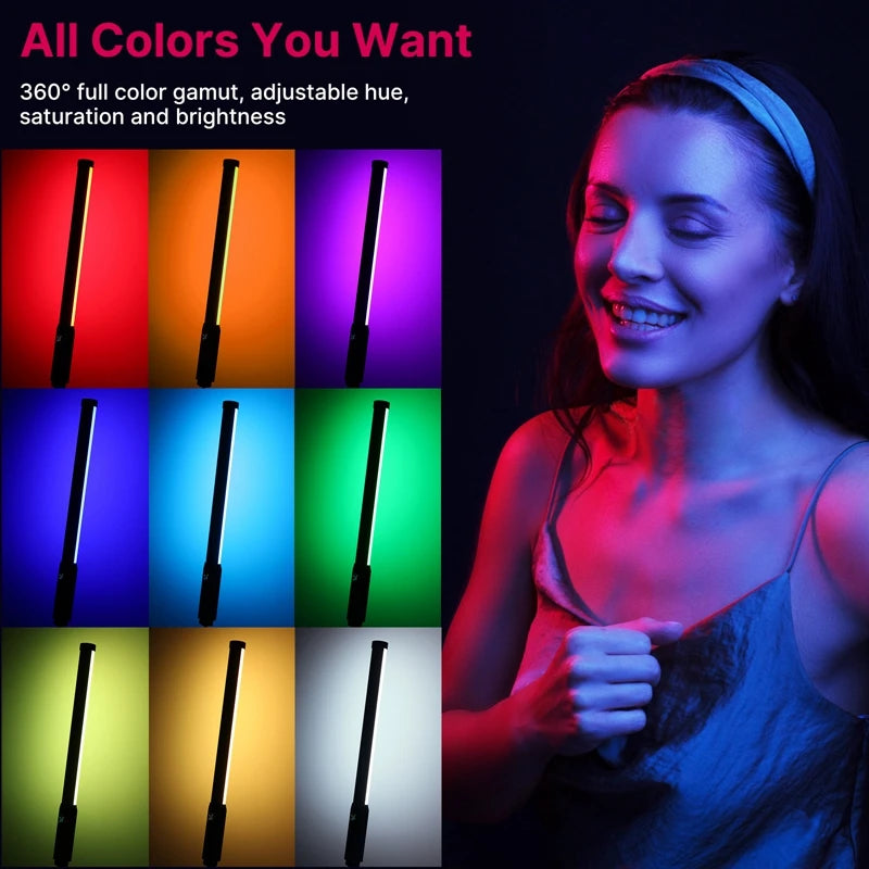 Ulanzi VL119 RGB Tube Light | CRI 95+ 2500K-9000K Handheld LED Wand Studio