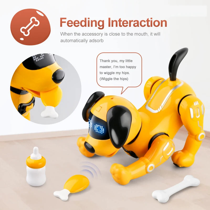 JJRC RC Robot Dog | Smart Talking Programming Dance Interactive Intelligent Toy