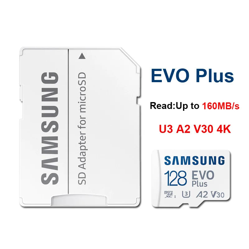 Samsung microSD Card EVO Plus/PRO Plus/PRO Ultimate | 64GB–512GB 4K UHD SDXC