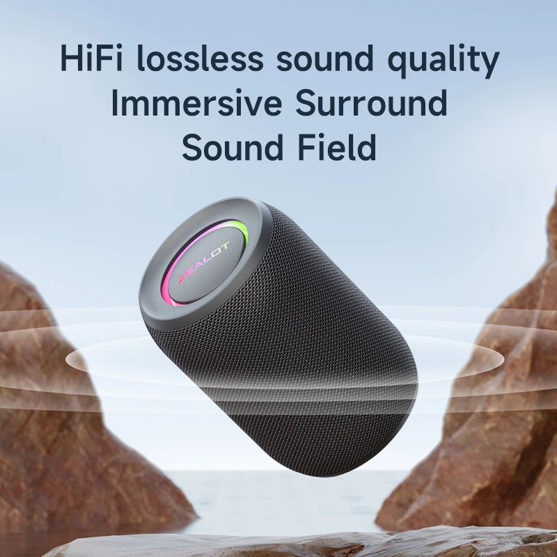 Zealot S32 PRO Bluetooth Speaker | LED Light Waterproof Subwoofer Outdoor Bass