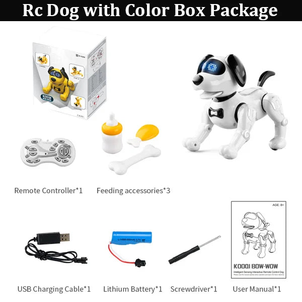 JJRC RC Robot Dog | Smart Talking Programming Dance Interactive Intelligent Toy