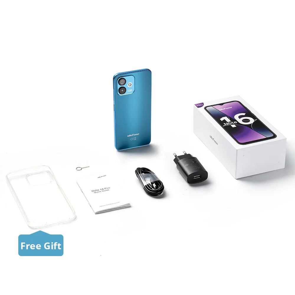 Ulefone Note 16 Pro 4G Global | 16GB 256GB Android 13 50MP 6.52" 4400mAh GPS