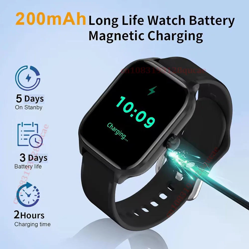2026 Smart Watch 2.01" Colour Screen BT Call | Fitness Tracker Activity Android iOS