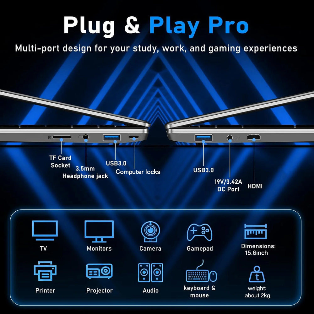 15.6" Gaming Laptop Intel Core i9-10980HK | IPS 1080P 16GB DDR4 1TB Fingerprint