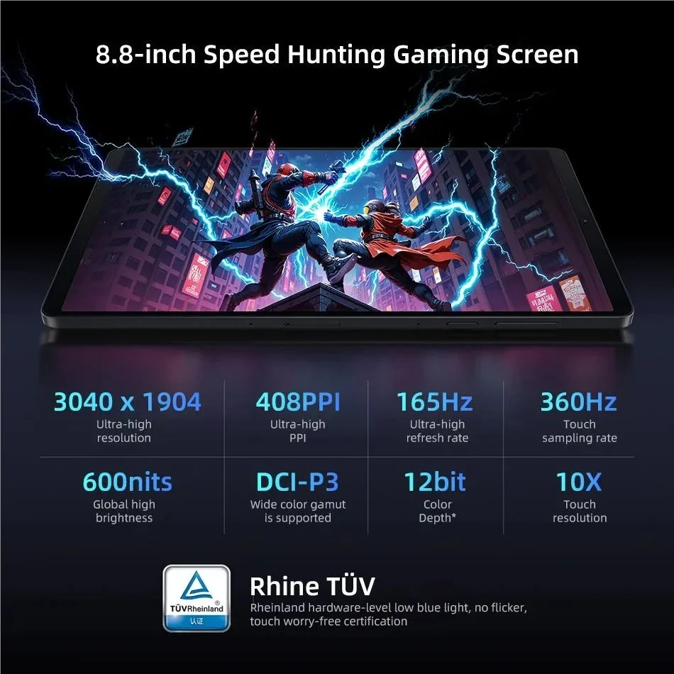 Lenovo Legion Y700 2025 Gaming Tablet Snapdragon 8 Elite | 8.8" 165Hz 16GB 512GB
