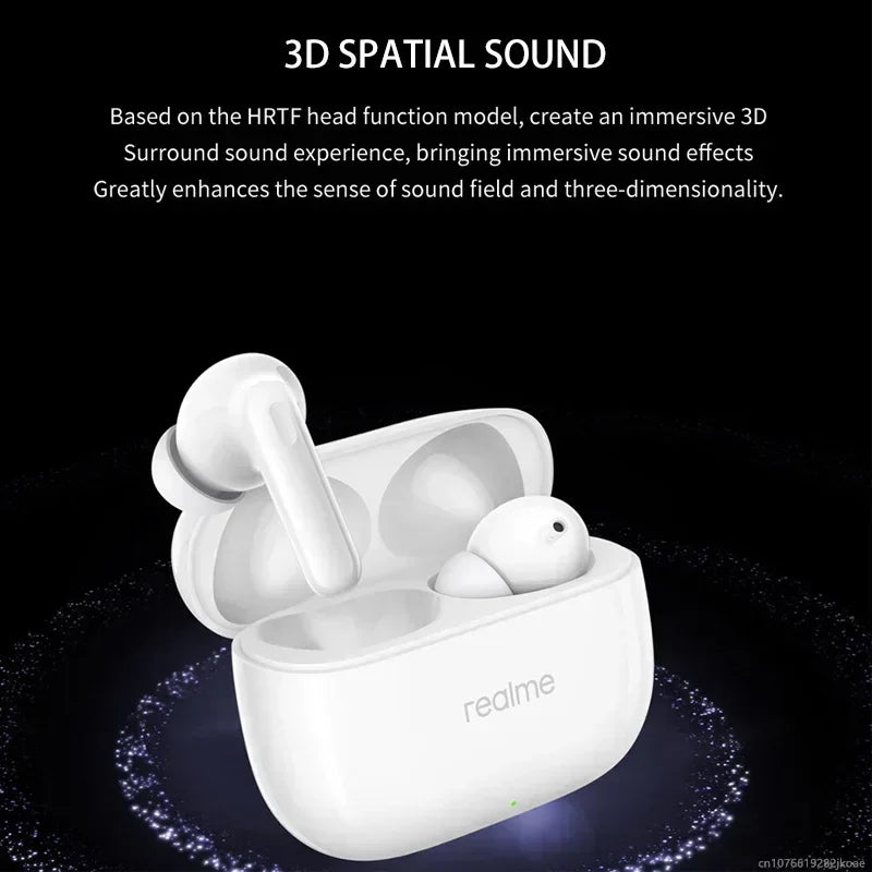 realme Buds T310 TWS Earbuds BT 5.4 | 46dB ANC HiFi Gaming Music Long Standby