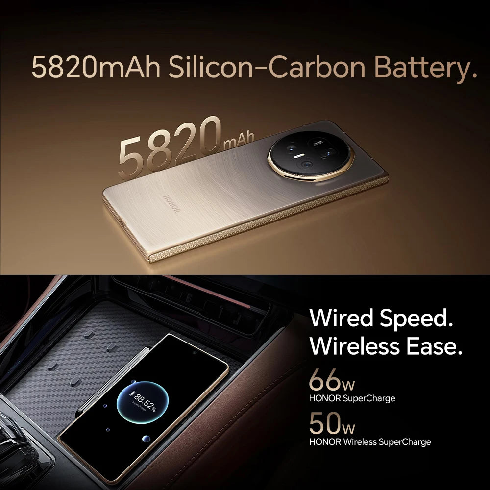 HONOR Magic V5 5G Foldable Smartphone Snapdragon 8 Elite | 7.95" LTPO OLED 5820mAh