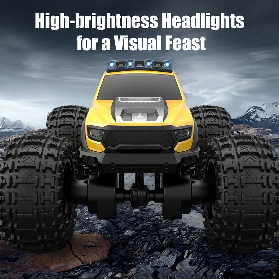JJRC C8816 Amphibious RC Car 4WD 2025 | LED Off-Road Climbing Monster Truck Bigfoot
