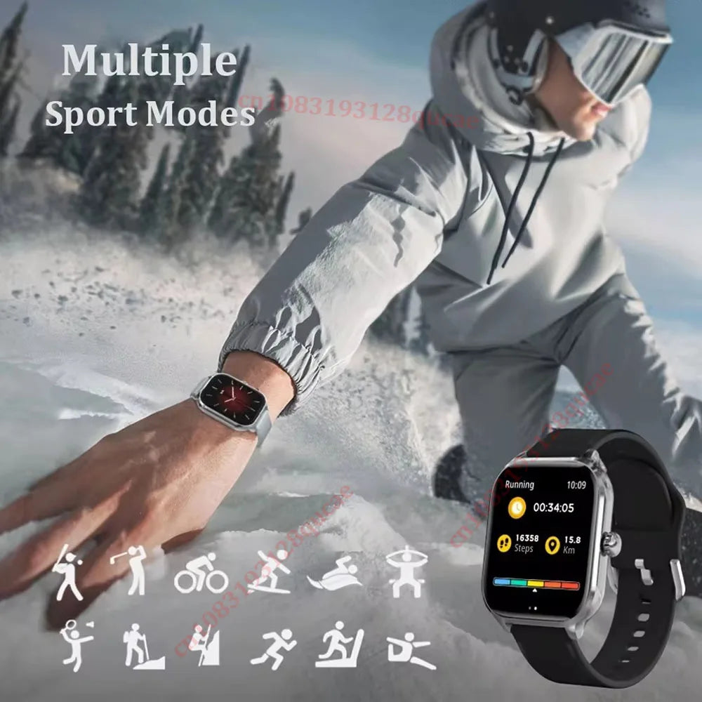 2026 Smart Watch 2.01" Colour Screen BT Call | Fitness Tracker Activity Android iOS