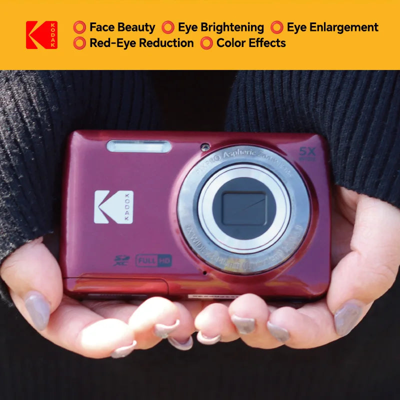 Kodak PIXPRO FZ55 Digital Camera 16MP 5X Zoom | 1080P + 32GB SD Card Kit