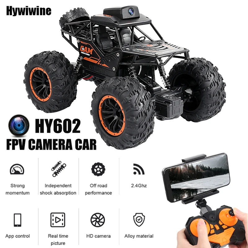 1:18 RC Car 720P WiFi FPV Camera 2.4G | SUV Stunt Climbing Remote Control Toy
