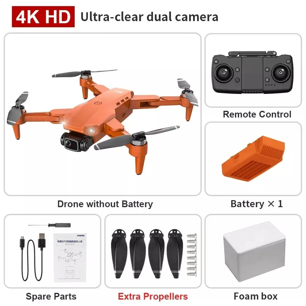 L900 Pro 4K GPS Drone 5G | Brushless Dual Camera 1.2KM Range FPV Foldable