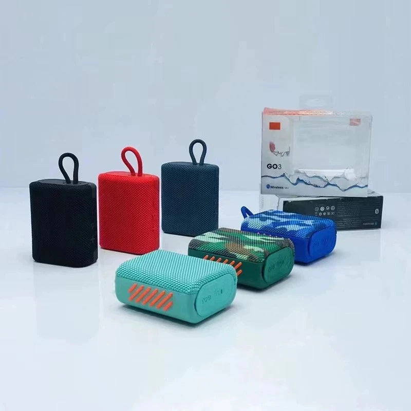 QUEED GO3 Ultra-Portable Bluetooth Speaker | Mini Bass Outdoor Travel Home