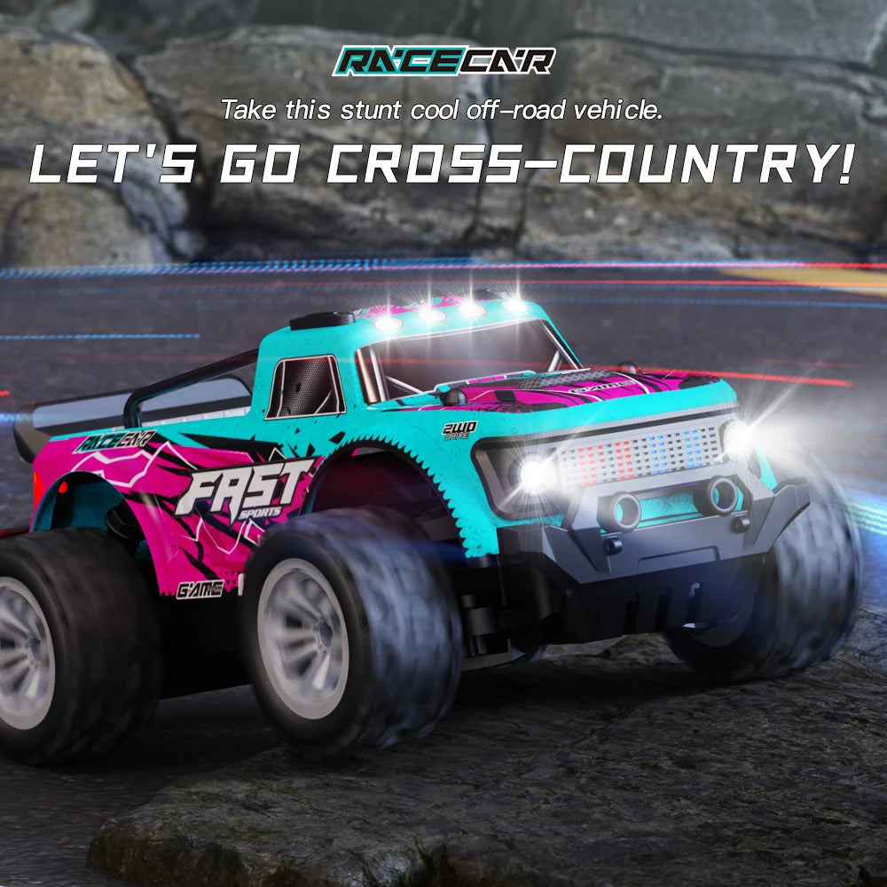 ZWN 2.4G RC Car 1:16/1:20 2WD LED Light | Off-Road Climbing Vehicle Outdoor Toy