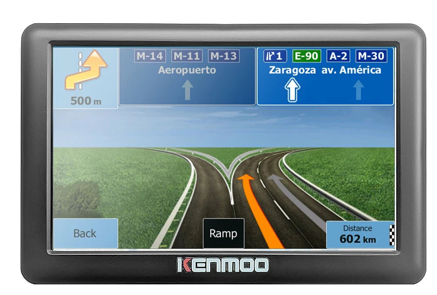 KKENMOO 5" HD GPS Car Navigator 2026 Maps | Europe Russia Free Lifetime Updates