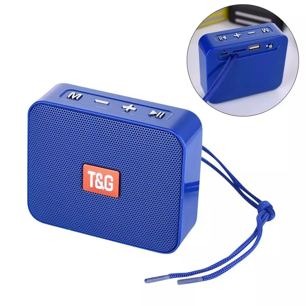 TG166 Portable Bluetooth Mini Boombox Speaker | USB TF Bass Column Outdoor