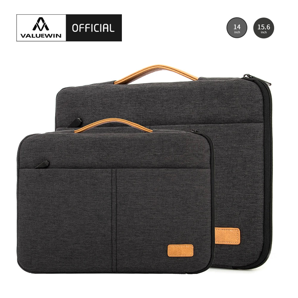ValueWin Shockproof Laptop Sleeve 14–15.6" | Business Briefcase MacBook HP Dell Acer