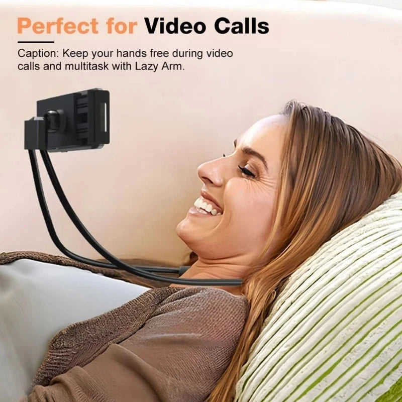 Multifunctional 360° Phone Stand | Desktop Neck Collar Lazy Streaming Tablet Holder