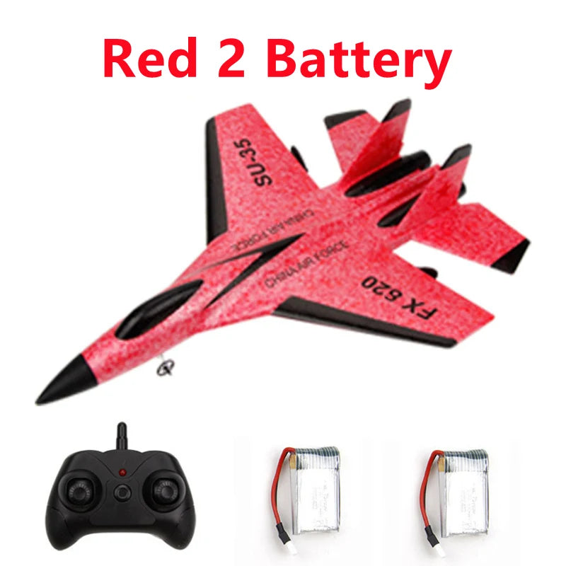 FX-620 SU-35 RC Fighter Airplane 2.4G | EPP Foam Glider Hobby Plane Kids Gift