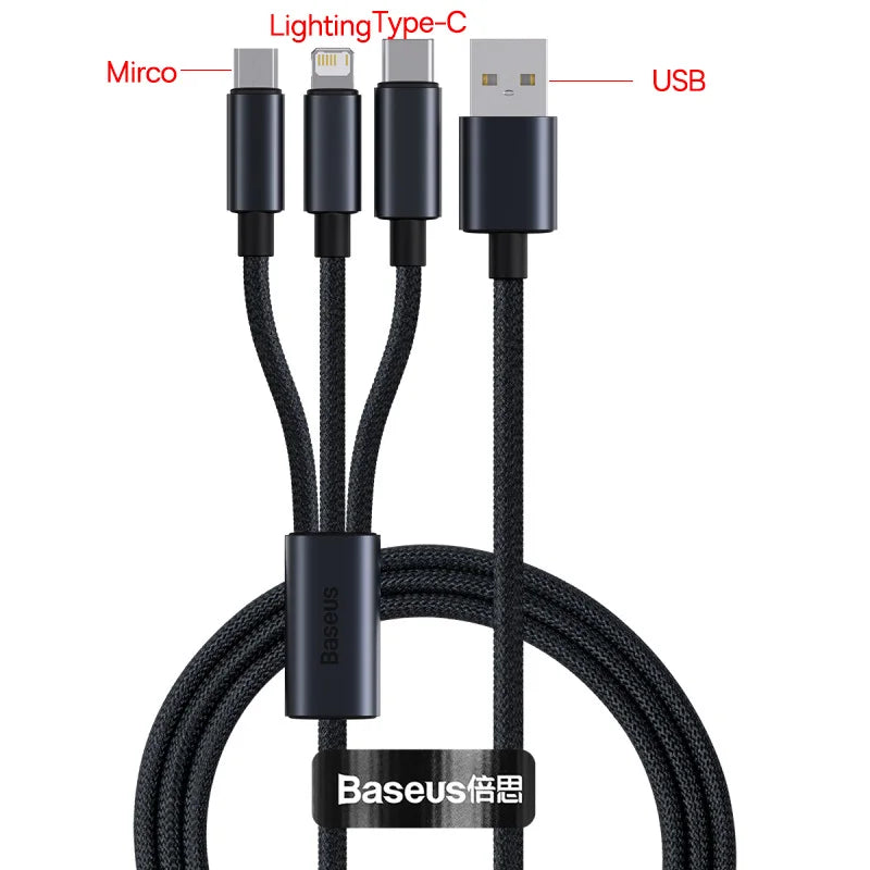 Baseus USB-C to Lightning Cable | Fast Charging iPhone 8–13 Pro Max PD 20W