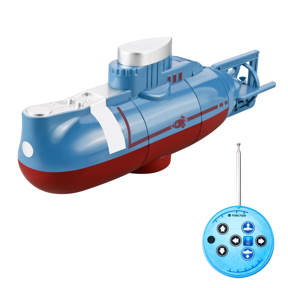Mini RC Submarine 0.1m/s | Waterproof Diving Remote Control Boat Kids Gift