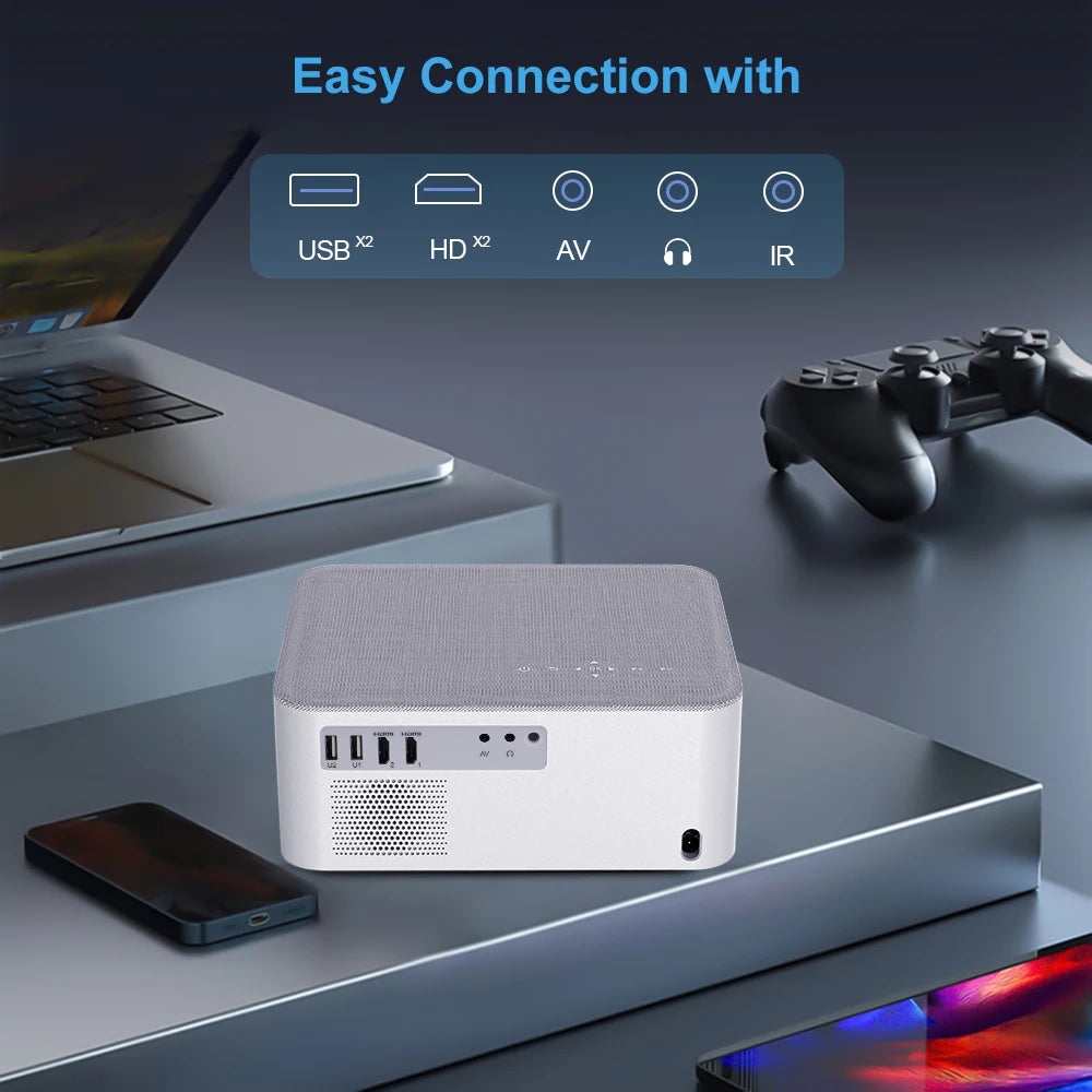 ThundeaL TD92 Pro Portable Projector 1100ANSI | FHD 1080P 4K WiFi Android 3D