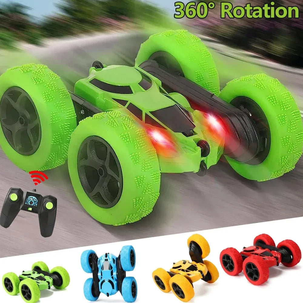 Chriyungel Double-Sided Flip RC Stunt Car 2.4G | 360° Rotation High Speed Drift