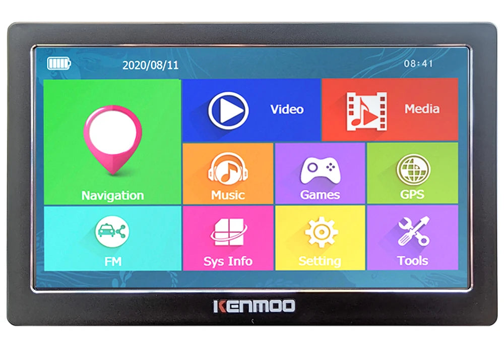 KKENMOO 7" HD GPS Navigator 512MB | 2026 Europe Russia Free Lifetime Updates