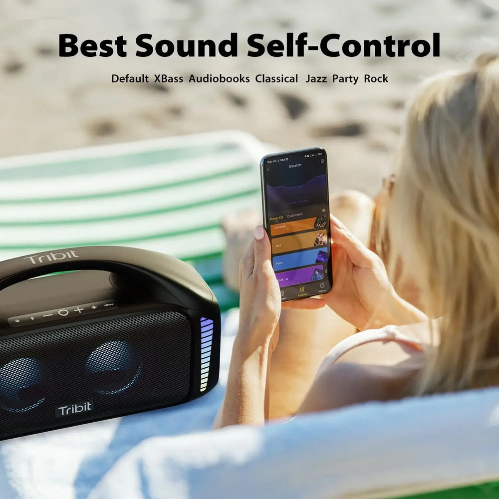 Tribit StormBox Blast Portable Speaker 90W | IPX7 Waterproof 30H Party Camping