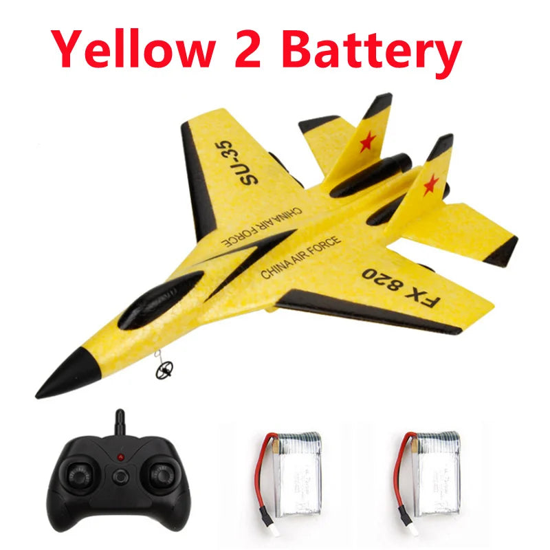 FX-620 SU-35 RC Fighter Airplane 2.4G | EPP Foam Glider Hobby Plane Kids Gift