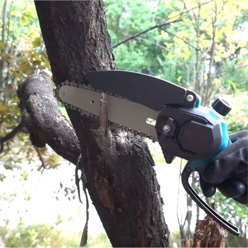 6" Mini Electric Chainsaw 1700RPM | One-Hand Portable Fit 18V Makita Battery