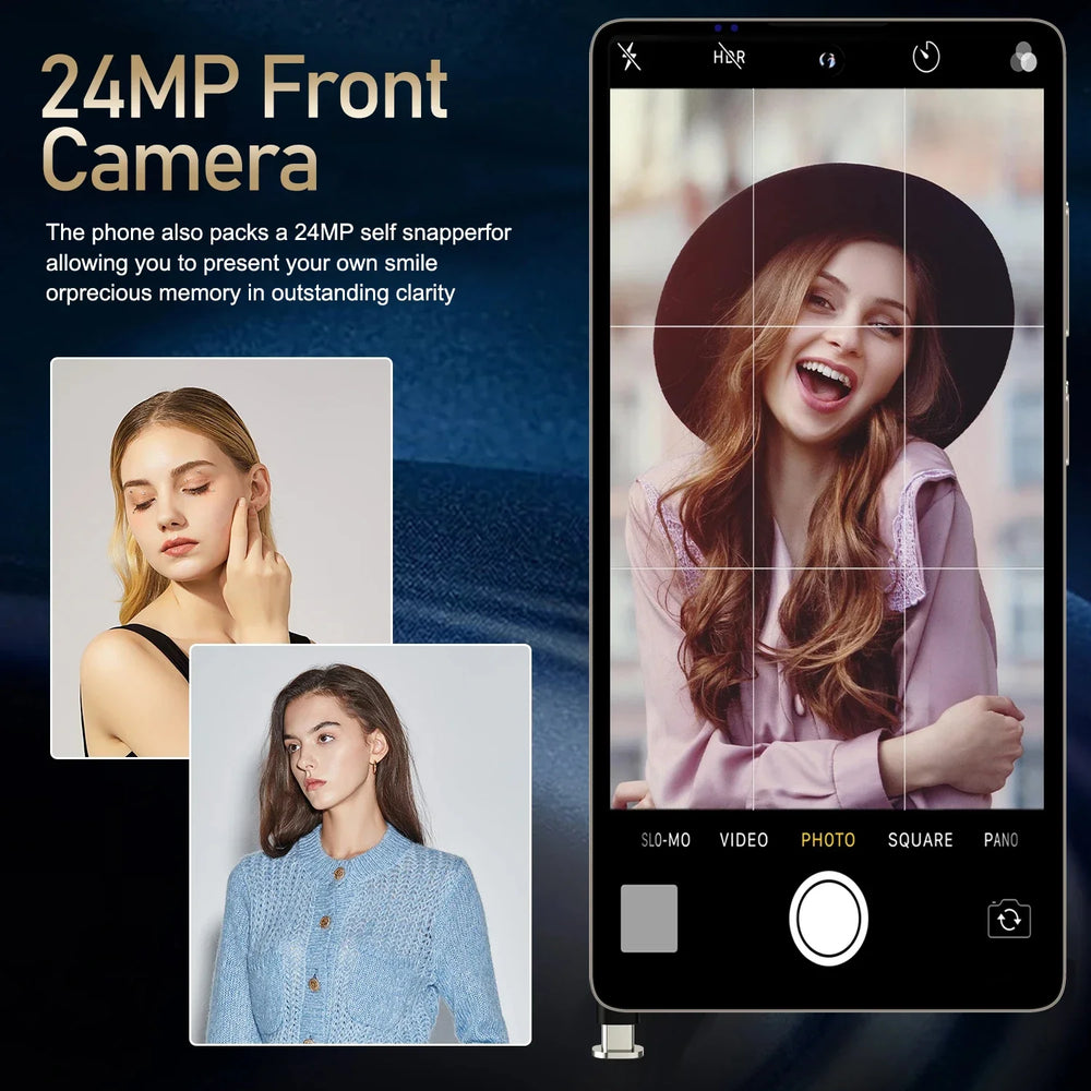 FUFFI S25 Pro Global Smartphone | 6.8" 12GB 512GB 24+48MP 6800mAh Android