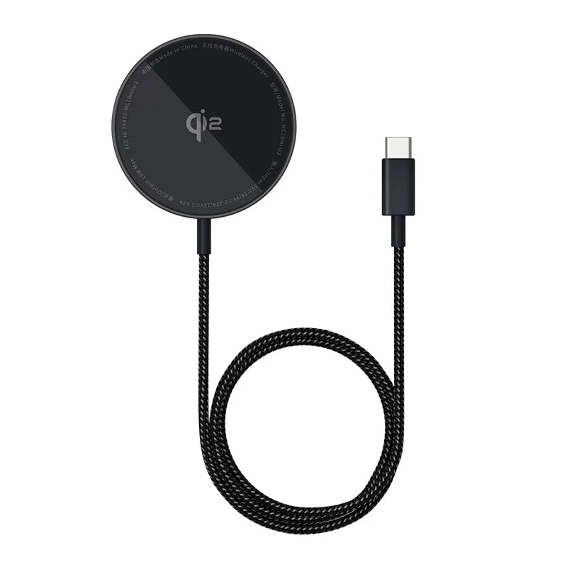 Baseus 15W Qi2 Magnetic Wireless Charger | iPhone 13–17 Pro Max + AirPods