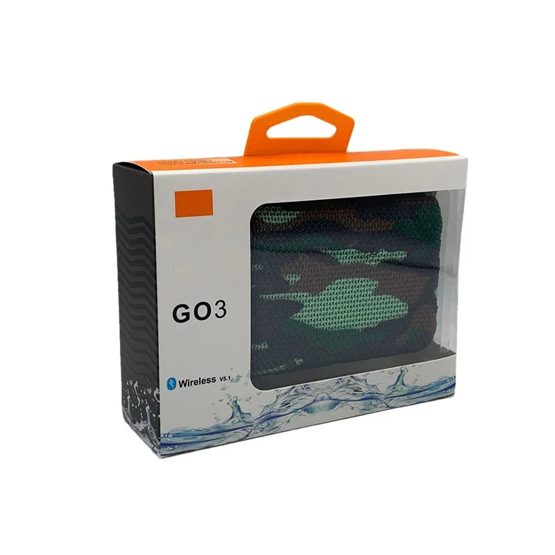 QUEED GO3 Ultra-Portable Bluetooth Speaker | Mini Bass Outdoor Travel Home