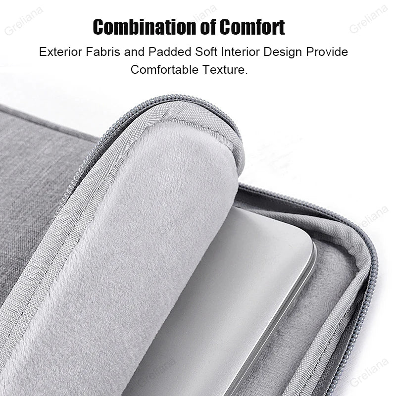 Greliana Laptop Briefcase Bag 13.3–15.6" | Waterproof Handbag MacBook Lenovo