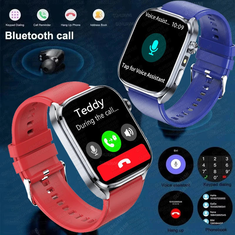 2025 ECG Smart Watch | Heart Health Blood Lipid Blood Pressure BT Call Analysis