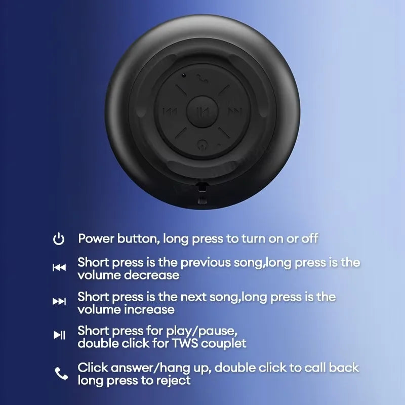 Lenovo K3 Pro Bluetooth 5.0 Speaker | Deep Bass Outdoor Camping Portable Loudspeaker