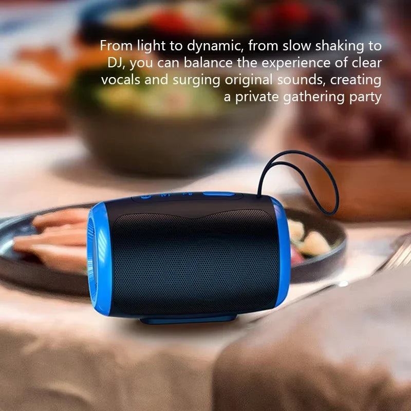 TSN-1 Portable Bluetooth 5.3 Speaker | TWS Stereo FM SD USB AUX Waterproof Outdoor