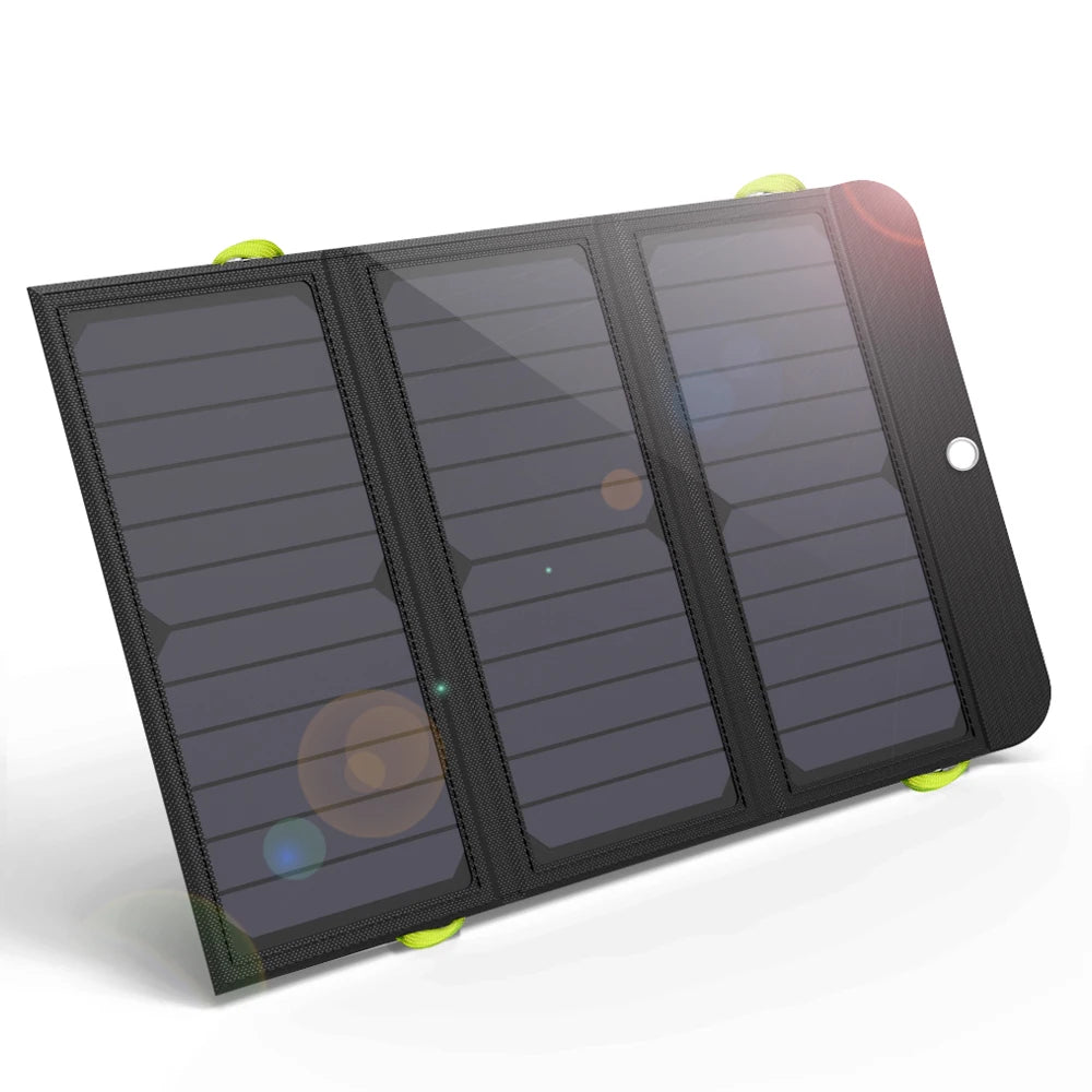 ALLPOWERS 5V 21W Solar Panel Charger | Built-in 10000mAh Battery Waterproof Outdoor