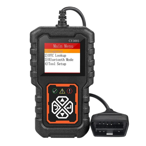 CY3001 OBD2 Car Diagnostic Scanner | Engine Fault Code Reader Voltage Tester
