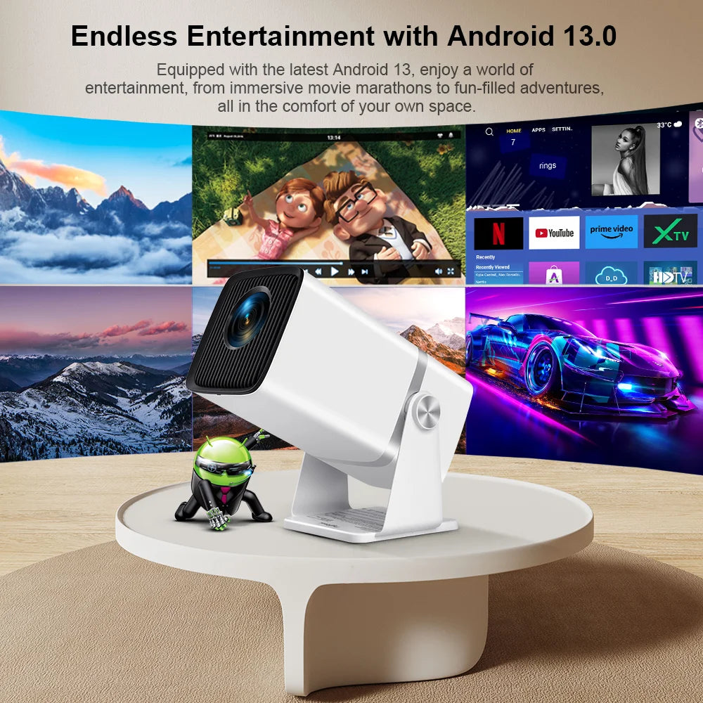 ThundeaL TD90 HD Mini Projector 450ANSI | 1080P WiFi Android 3D Home Theater