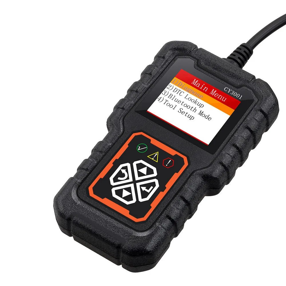 CY3001 OBD2 Car Diagnostic Scanner | Engine Fault Code Reader Voltage Tester