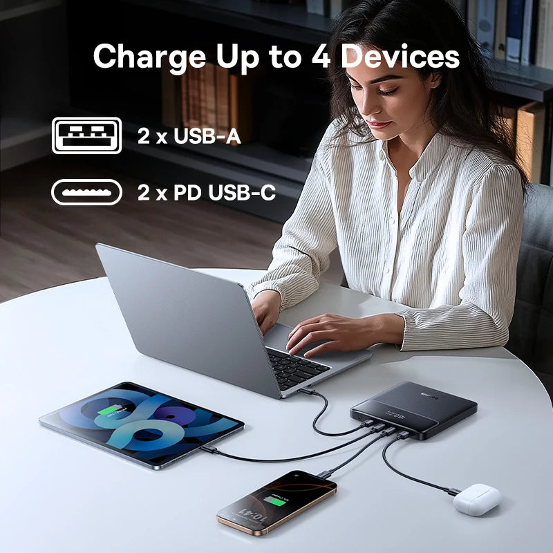 Baseus 100W Power Bank 20000mAh | PD Fast Charge Laptop MacBook iPhone Samsung