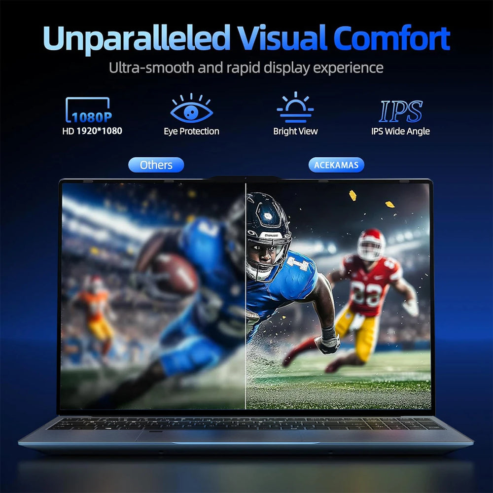 ACEKAMAS 15.6" Gaming Laptop Intel Core i9-10980HK | 4K IPS 16GB DDR4 Win11 Pro