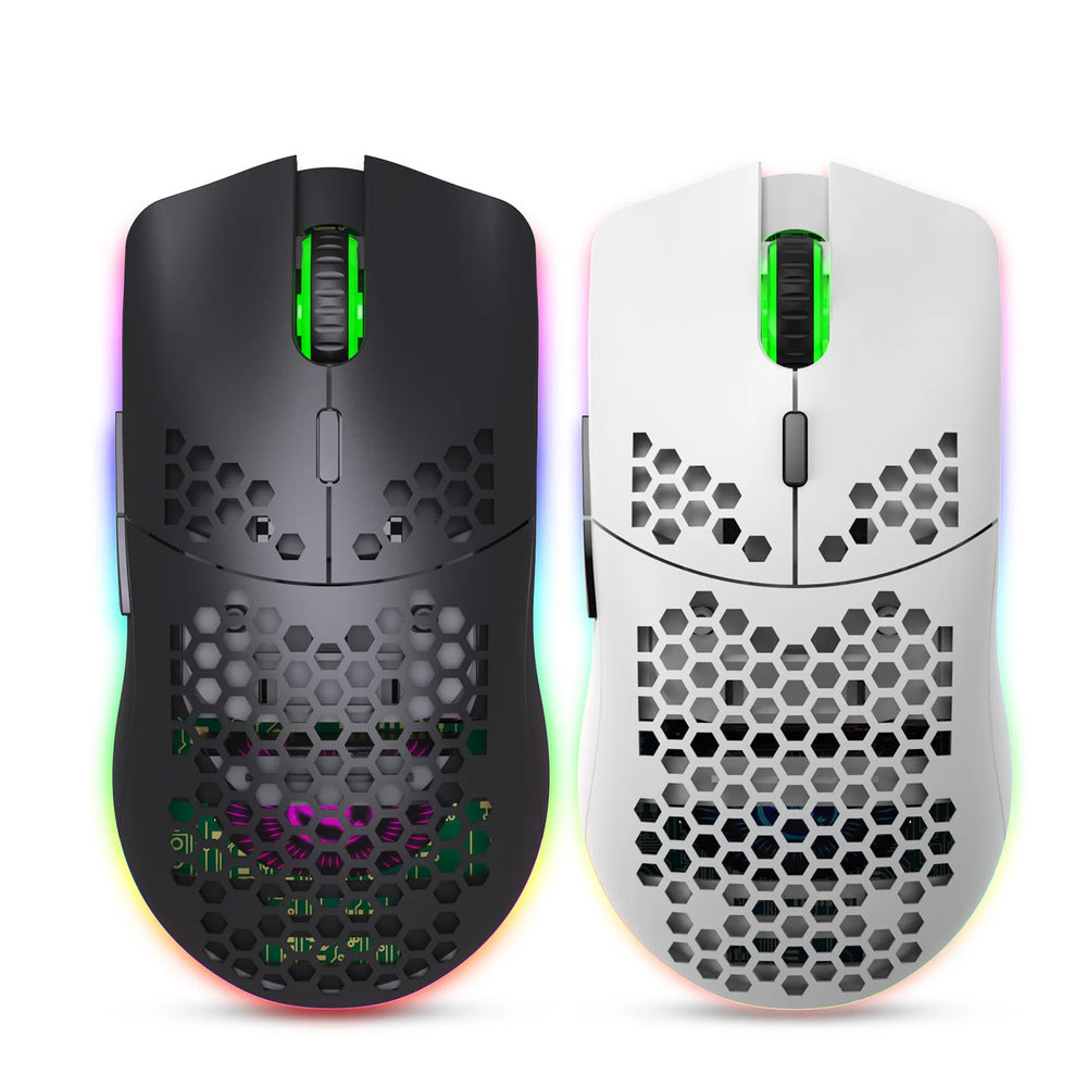 HXSJ T66 RGB Wireless Gaming Mouse | 2.4G Rechargeable Adjustable DPI Ergonomic