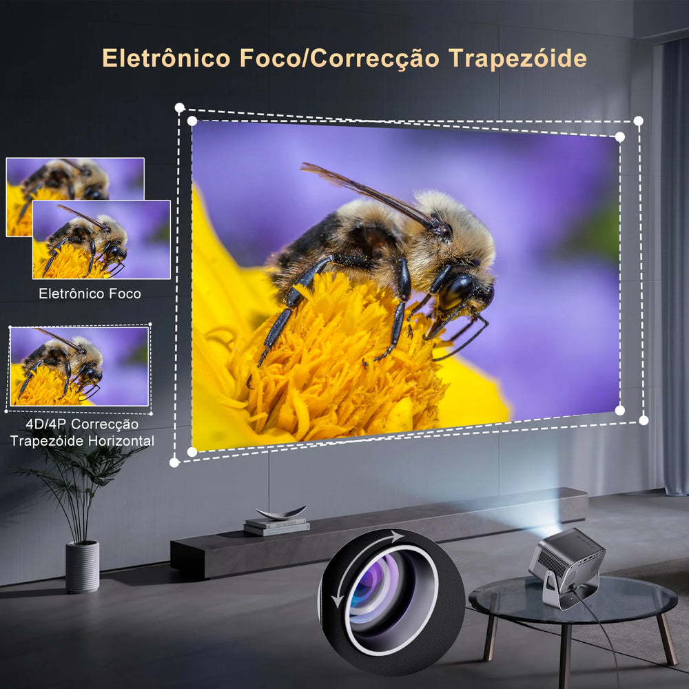 ZDSSY P28B Android 11 Smart Projector 4K WiFi BT | 1080P Airplay Miracast Home Cinema
