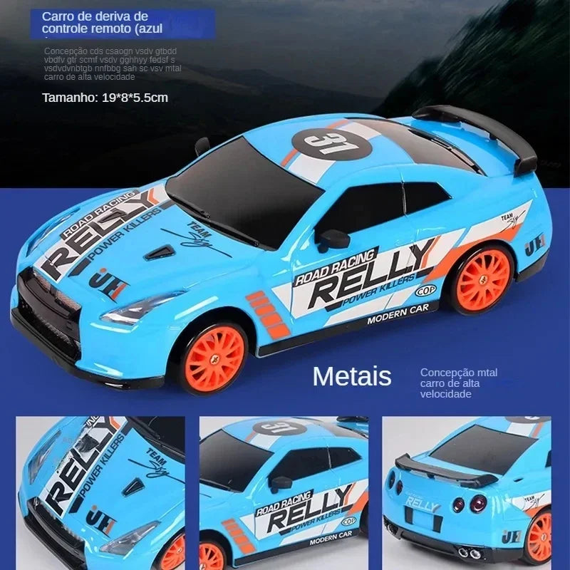 WLtoys 2.4G RC Drift Car 4WD LED Light | GTR AE86 Model Professional Racing Toy