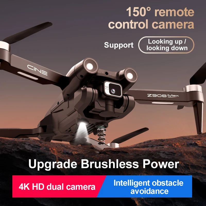 Lenovo Z908 Pro/MAX Drone 4K/8K GPS | Optical Flow 3-Side Obstacle Avoidance