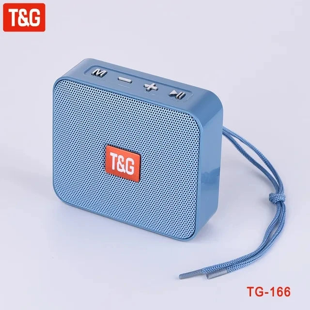 TG166 Portable Bluetooth Mini Boombox Speaker | USB TF Bass Column Outdoor
