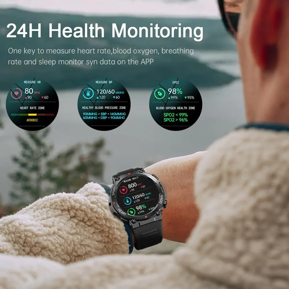 MEVADEN MD56 Smart Watch 1.39" HD BT Call | 400mAh Heart Monitor Sports Fitness